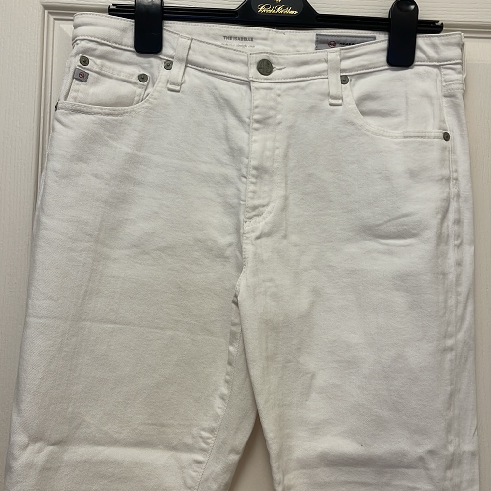 AG Jeans Adriano Goldschmeid White Jeans.